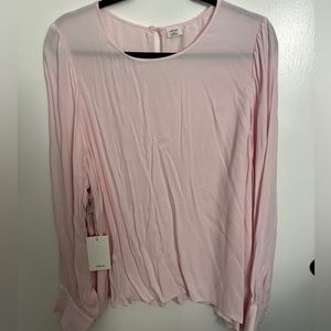 Wilfred Clarissa Blouse in Talc Pink, SIZE 2XL